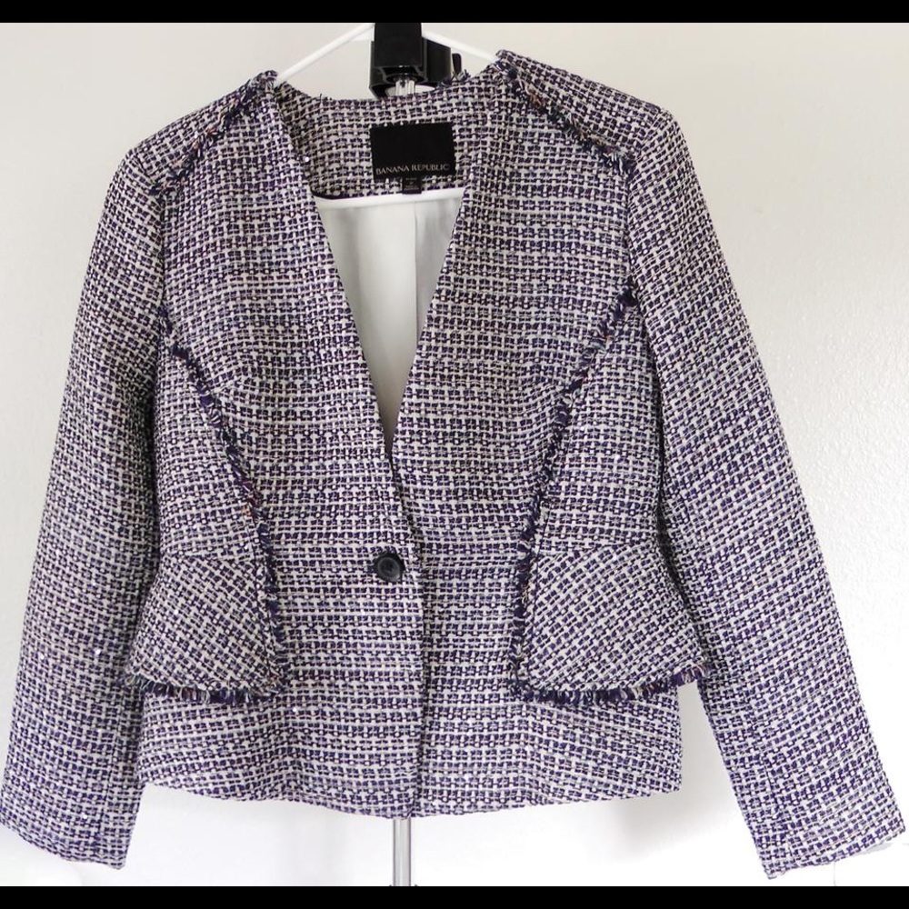 Banana Republic Blazer tweed